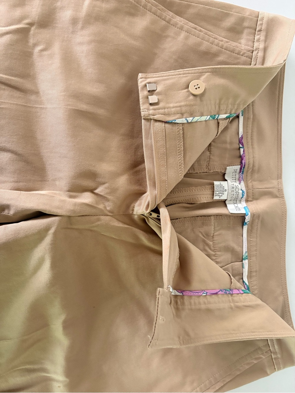 Petite Sophisticate Khaki/Tan Men's Chino Pants